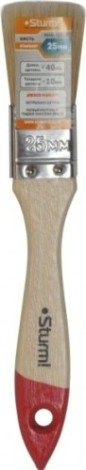 Кисть флейцевая Sturm 9040-21-025 1" (25мм), натуральная щетина, деревянная ручка Кисть флейцевая Sturm 9040-21-025 1" (25мм), натуральная щетина, деревянная ручка