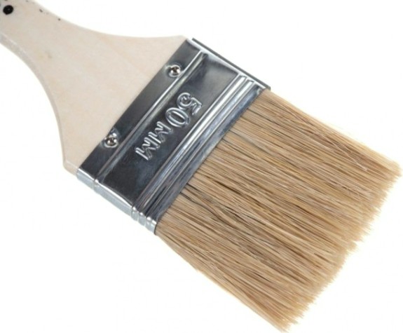 Кисть флейцевая Sturm 9040-21-050 2" (50мм), натуральная щетина, деревянная ручка