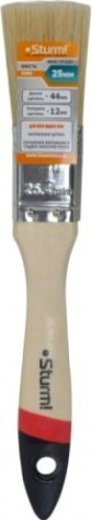 Кисть флейцевая Sturm 9040-22-025 1" (25мм), натуральная щетина, деревянная ручка