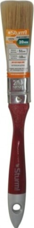 Кисть флейцевая Sturm 9040-23-020 3/4" (20мм), натуральная щетина, деревянная ручка