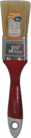 Кисть флейцевая Sturm 9040-23-038 1,5" (38мм), натуральная щетина, деревянная ручка