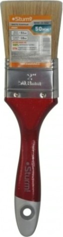 Кисть флейцевая Sturm 9040-23-050 2" (50мм), натуральная щетина, деревянная ручка