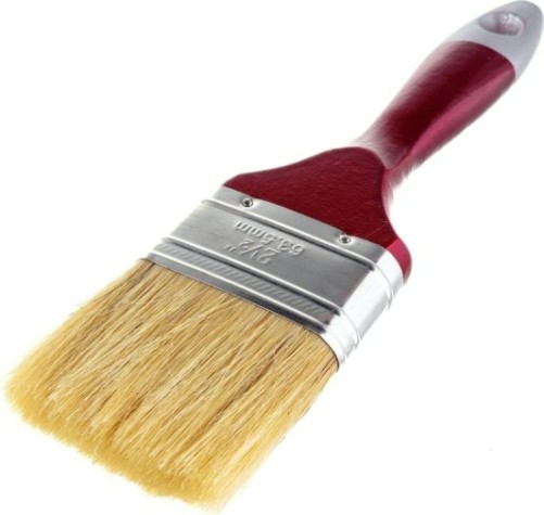 Кисть флейцевая Sturm 9040-23-063 2,5" (63мм), натуральная щетина, деревянная ручка