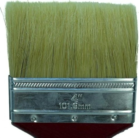 Кисть флейцевая Sturm 9040-23-100 4" (100мм), натуральная щетина, деревянная ручка