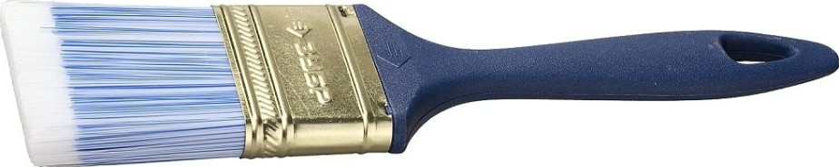 Кисть флейцевая ЗУБР АКВА плоская "кп-13", искусственная щетина, пластмассов [4-01013-050]