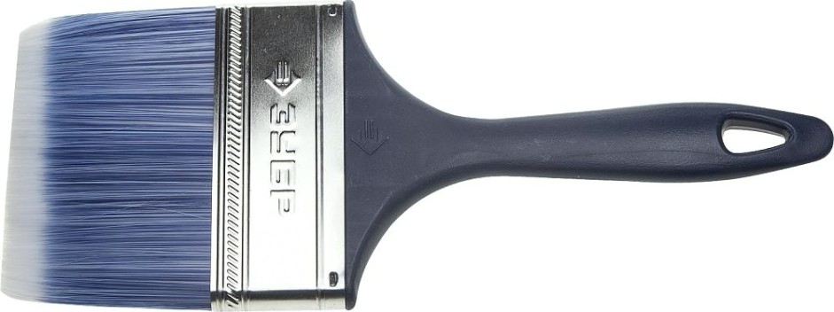 Кисть флейцевая ЗУБР АКВА плоская "кп-13", искусственная щетина, пластмассов [4-01013-100]