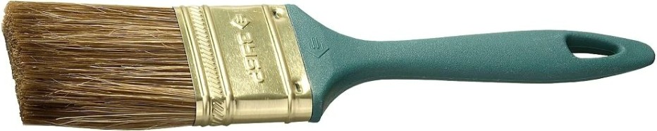 Кисть флейцевая ЗУБР МАСТЕР КП-14 плоская, смешанная щетина, пластмассовая рукоятка, [4-01014-050]