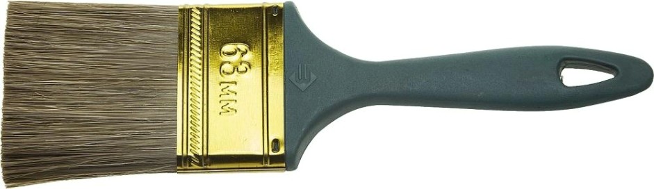 Кисть флейцевая ЗУБР МАСТЕР КП-14 плоская, смешанная щетина, пластмассовая рукоятка, [4-01014-063]