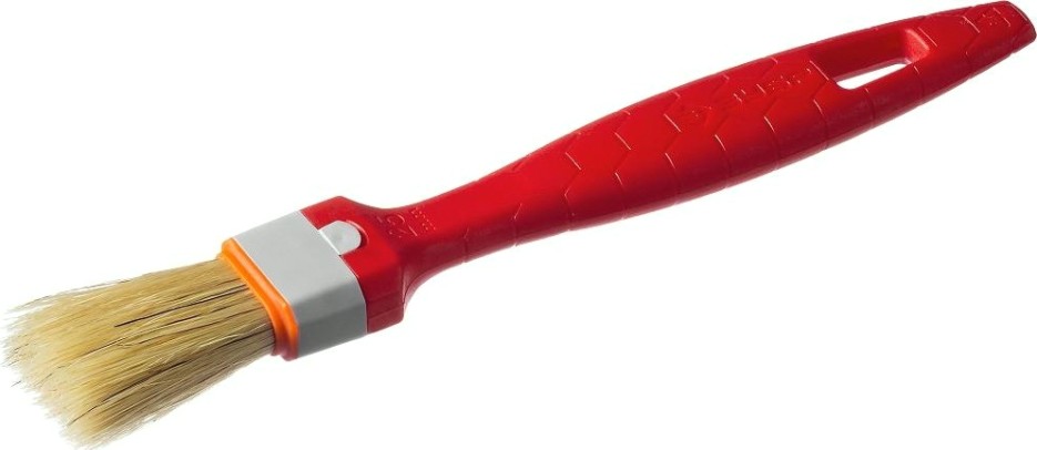 Кисть флейцевая ЗУБР СТАНДАРТ плоская натуральная щетина, пластмассовая ручка, 1 [01015-025]