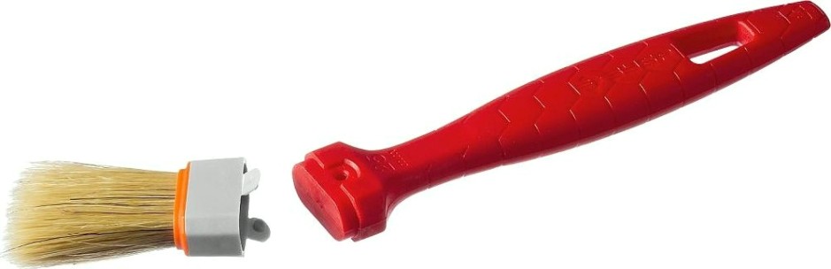 Кисть флейцевая ЗУБР СТАНДАРТ плоская натуральная щетина, пластмассовая ручка, 1 [01015-025]