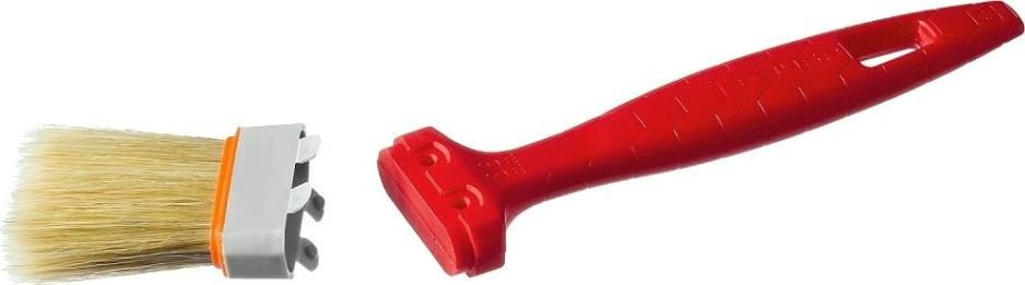 Кисть флейцевая ЗУБР СТАНДАРТ плоская натуральная щетина, пластмассовая ручка, 1 [01015-038]