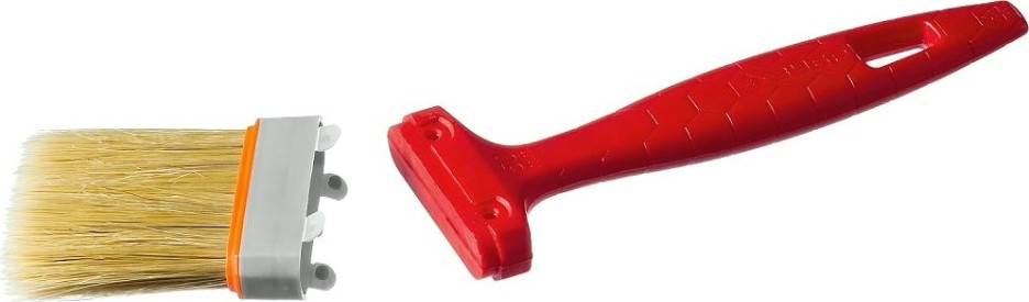 Кисть флейцевая ЗУБР СТАНДАРТ плоская натуральная щетина, пластмассовая ручка, 2 [01015-050]