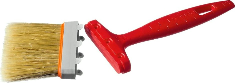 Кисть флейцевая ЗУБР СТАНДАРТ плоская натуральная щетина, пластмассовая ручка, 3 [01015-075]