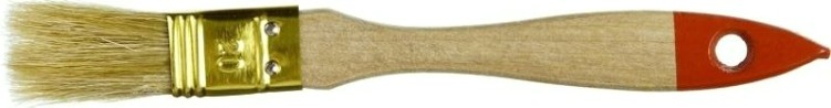 Кисть флейцевая ЗУБР УНИВЕРСАЛ плоская светлая щетина, деревянная ручка, 20мм [01099-020_z01]