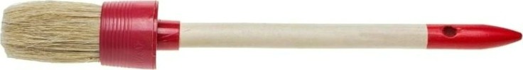 Кисть круглая STAYER MASTER светлая натурал. щетина, пластм. корпус, деревян. [0141-30]