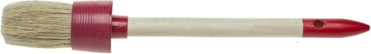 Кисть круглая STAYER MASTER светлая натурал. щетина, пластм. корпус, деревян. [0141-35]