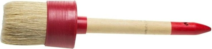 Кисть круглая STAYER MASTER светлая натурал. щетина, пластм. корпус, деревян. [0141-70]