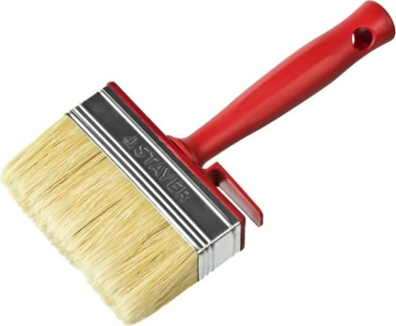 Кисть макловица STAYER UNIVERSAL-MASTER светлая щетина, пластмассовый корпус, 3х10см [01824-10]