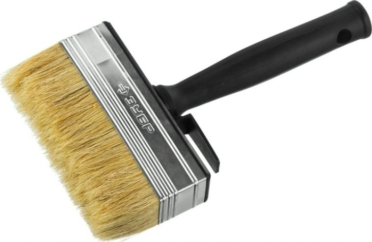 Кисть макловица ЗУБР ОПТИМА светлая щетина, пластмассовый корпус, 30х100мм [01802-10]