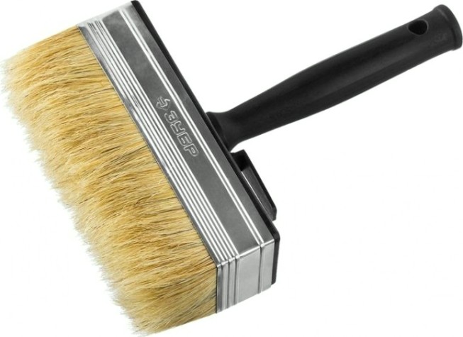 Кисть макловица ЗУБР ОПТИМА светлая щетина, пластмассовый корпус, 30х120мм [01802-12]