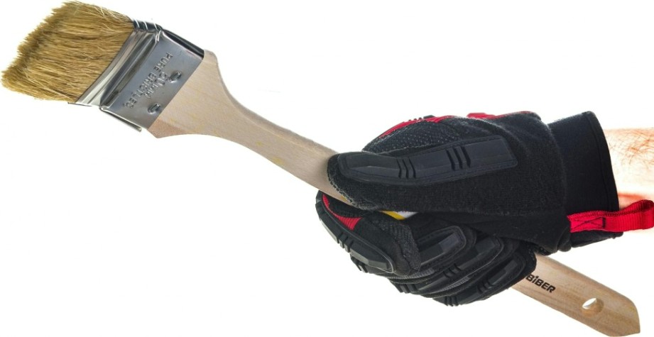 Кисть радиаторная Biber Стандарт 31173 натур. щетина, дер. рукоятка, 50мм [Тов-001947]