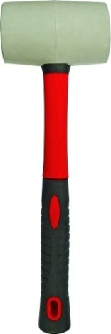 Киянка Biber Профи 85415 резиновая белая, 350г [тов-157932]