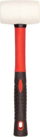 Киянка Biber Профи 85416 резиновая белая, 450г [тов-157933]