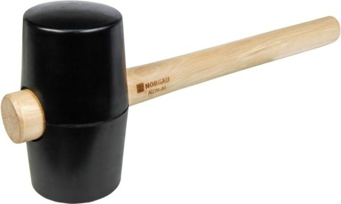 Киянка Norgau N226-80 молоток резиновый диаметр бойка 80 мм, [075100080]