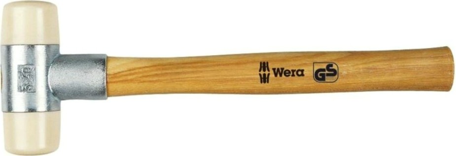 Киянка со сменными бойками из нейлона WERA 101 # 1 22 мм WE-000305 [WE-000305]