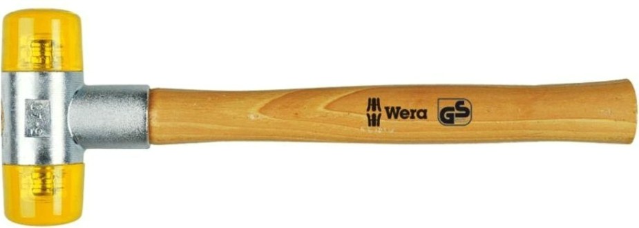 Киянка со сменными пластиковыми бойками WERA Cellidor 100 # 5 40 мм WE-000025 [WE-000025]