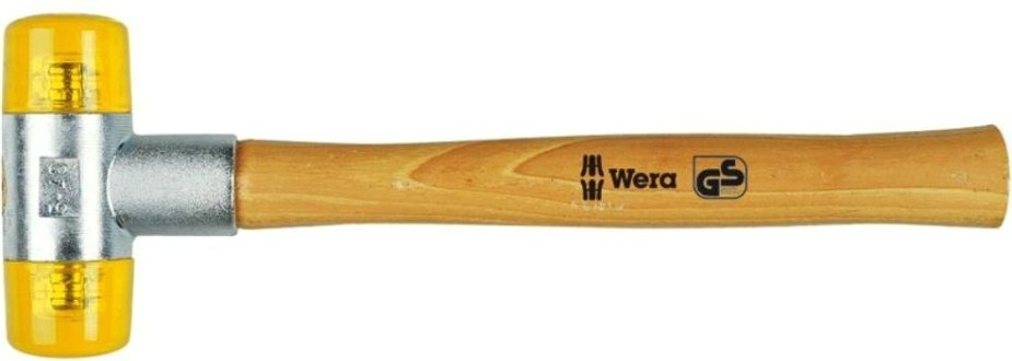 Киянка со сменными пластиковыми бойками WERA Cellidor 100 # 6 50 мм WE-000030 [WE-000030]