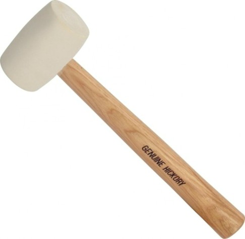 Киянка WORKPRO WP241038 450гр. резиновая, белая