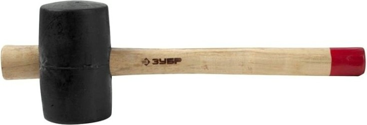 Киянка ЗУБР "МАСТЕР" 450 гр. резиновая, с деревянной ручкой 2050-65 [2050-65_z01]