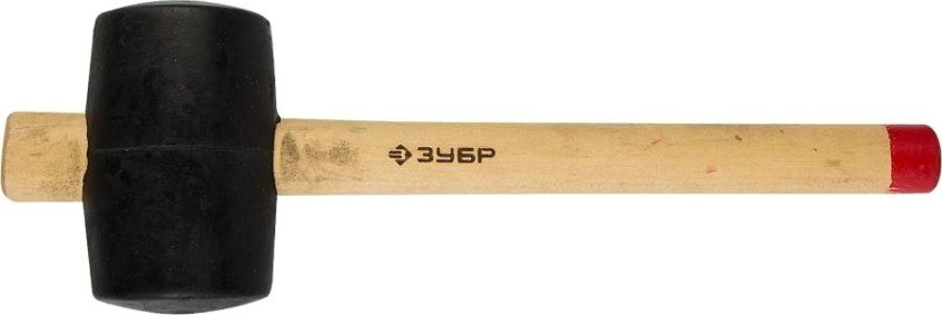 Киянка ЗУБР МАСТЕР EURO резиновая с деревянной ручкой, 0,68кг [2050-75_z01]
