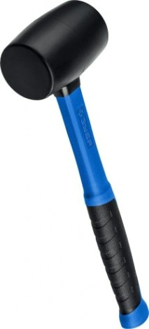 Киянка ЗУБР ПРОФЕССИОНАЛ резиновая черно-белая, с фиберглассовой ручкой, 45 [20532-450]