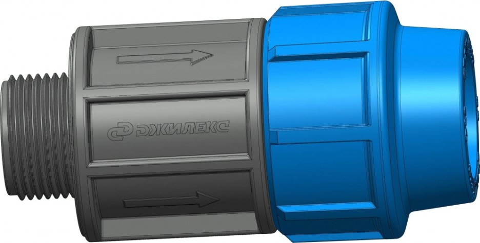 Клапан обратный ДЖИЛЕКС 32 мм магистральный, пластмассовый [9293]