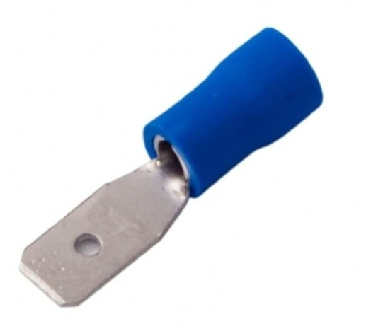 Клемма плоская REXANT 08-0331 (уп 100 шт) изолированная РПи-п 2.5-(2.8)/РпИп 2-3-0,8 [08-0331]