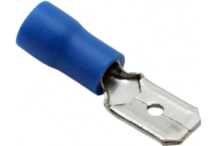 Клемма плоская REXANT 08-0333 (уп 100 шт) изолированная РПи-п 2.5-(6.3)/РпИп 2-6-0,8 [08-0333]