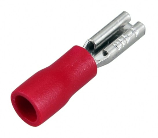 Клемма плоская REXANT 08-0411 (уп 100 шт) изолированная РПи-м 1.5-(2.8)/РпИм 1,25-250 [08-0411]