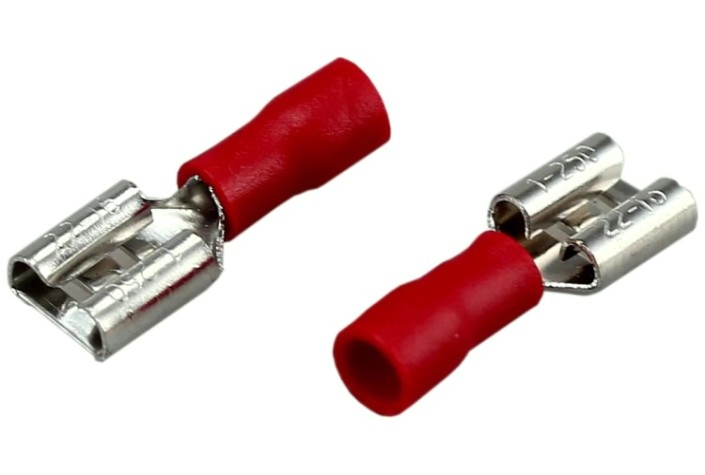 Клемма плоская REXANT 08-0413 (уп 100 шт) изолированная РПи-м 1.5-(6.3)/РпИм 1,25-250 [08-0413]