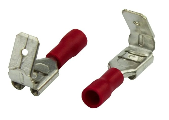 Клемма плоская REXANT 08-0414 (уп 100 шт) изолированная РПи-О 1.5-(6.3)/РпИо 1.5-7.5 [08-0414]