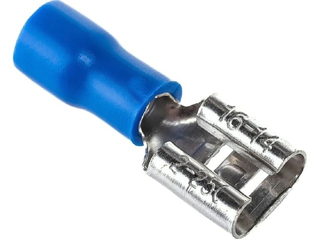 Клемма плоская REXANT 08-0433 (уп 100 шт) изолированная РПи-м 2.5-(6.3)/РпИм 2-250 [08-0433]