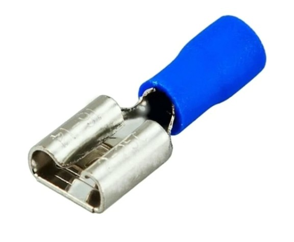 Клемма плоская REXANT 08-0433 (уп 100 шт) изолированная РПи-м 2.5-(6.3)/РпИм 2-250 [08-0433]