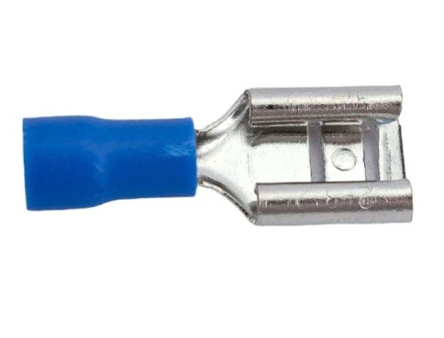 Клемма плоская REXANT 08-0434 (уп 100 шт) изолированная РПи-м 2.5-(9.0)/РпИм 2.5-9.0 [08-0434]