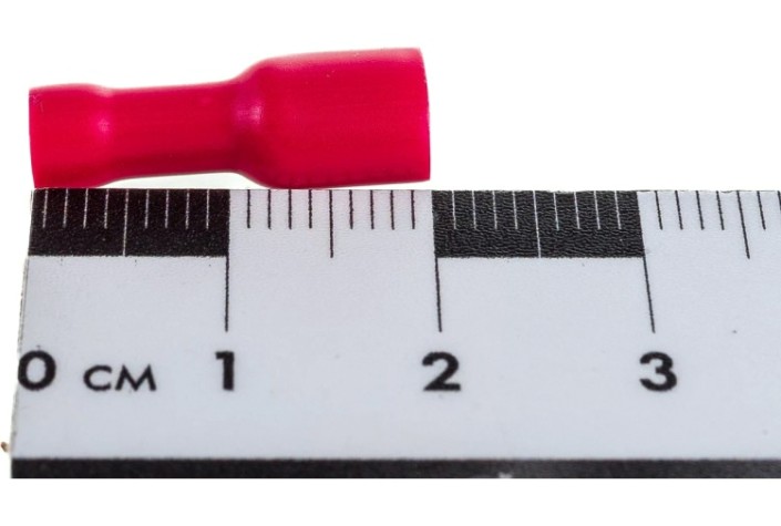 Клемма плоская REXANT 08-0611 (уп 100 шт) изолированная РППи-м 1.5-(4.8)/РпИмп 1,25-5-0,8 [08-0611]