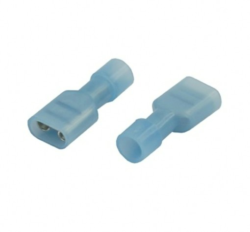 Клемма плоская REXANT 08-0633 (уп 100 шт) изолированная в нейлоне РПи-м(н) 2.5-(6.3) [08-0633]