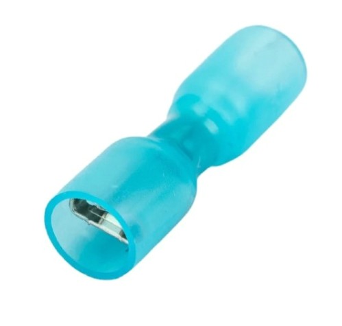 Клемма плоская REXANT 08-0634 (уп 100 шт) изолированная РПи-м-т 2.5-(6.3)/РпИм-т 2-7-0,8 [08-0634]