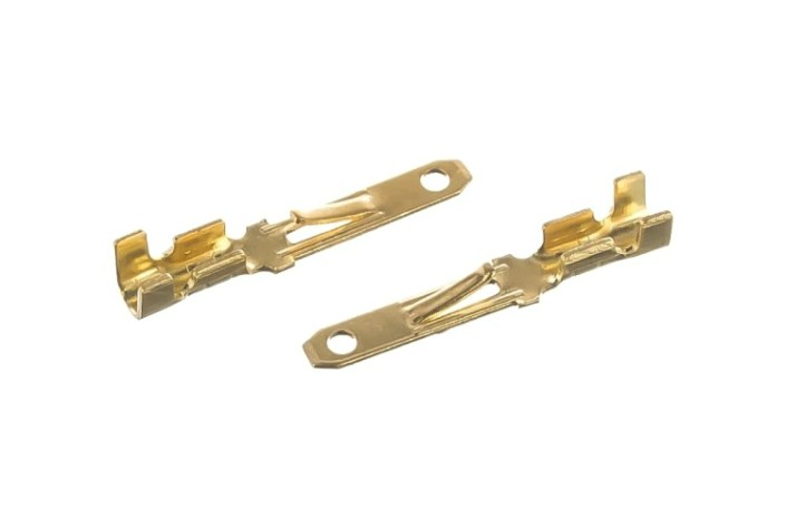 Клемма плоская REXANT 08-0909 (уп 100 шт) штекер 2.8 мм 0.75-1.5 мм² (РП-п 1.5-(2.8)) [08-0909]