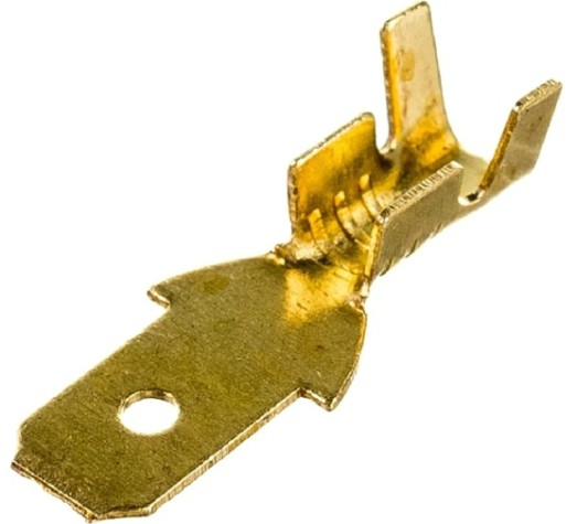 Клемма плоская REXANT 08-0910 (уп 100 шт) штекер 4.8 мм 0.75-1.5 мм² (РП-п 1.5-(4.8)) [08-0910]