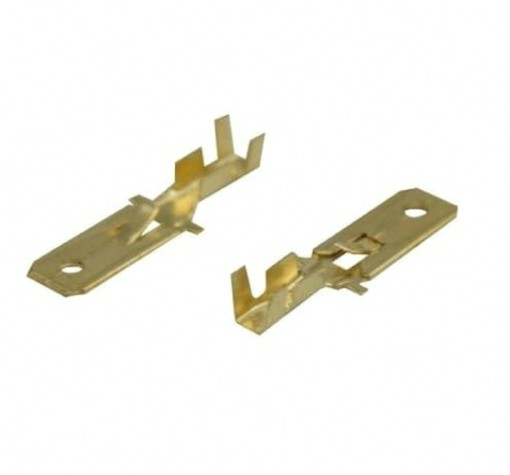 Клемма плоская REXANT 08-0911 (уп 100 шт) штекер 6.3 мм 0.75-1.5 мм² (РП-п 1.5-(6.3)L=25,5мм [08-0911]